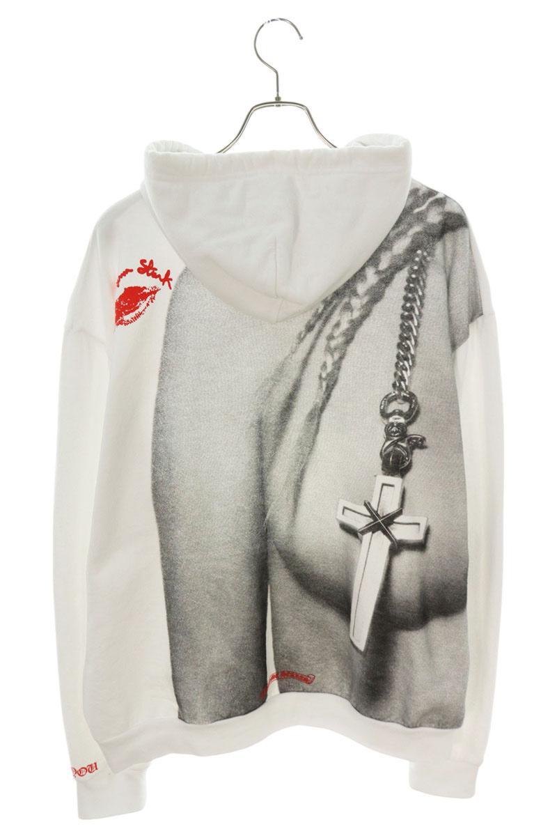 Chrome Hearts LLS HOODIE White Size L