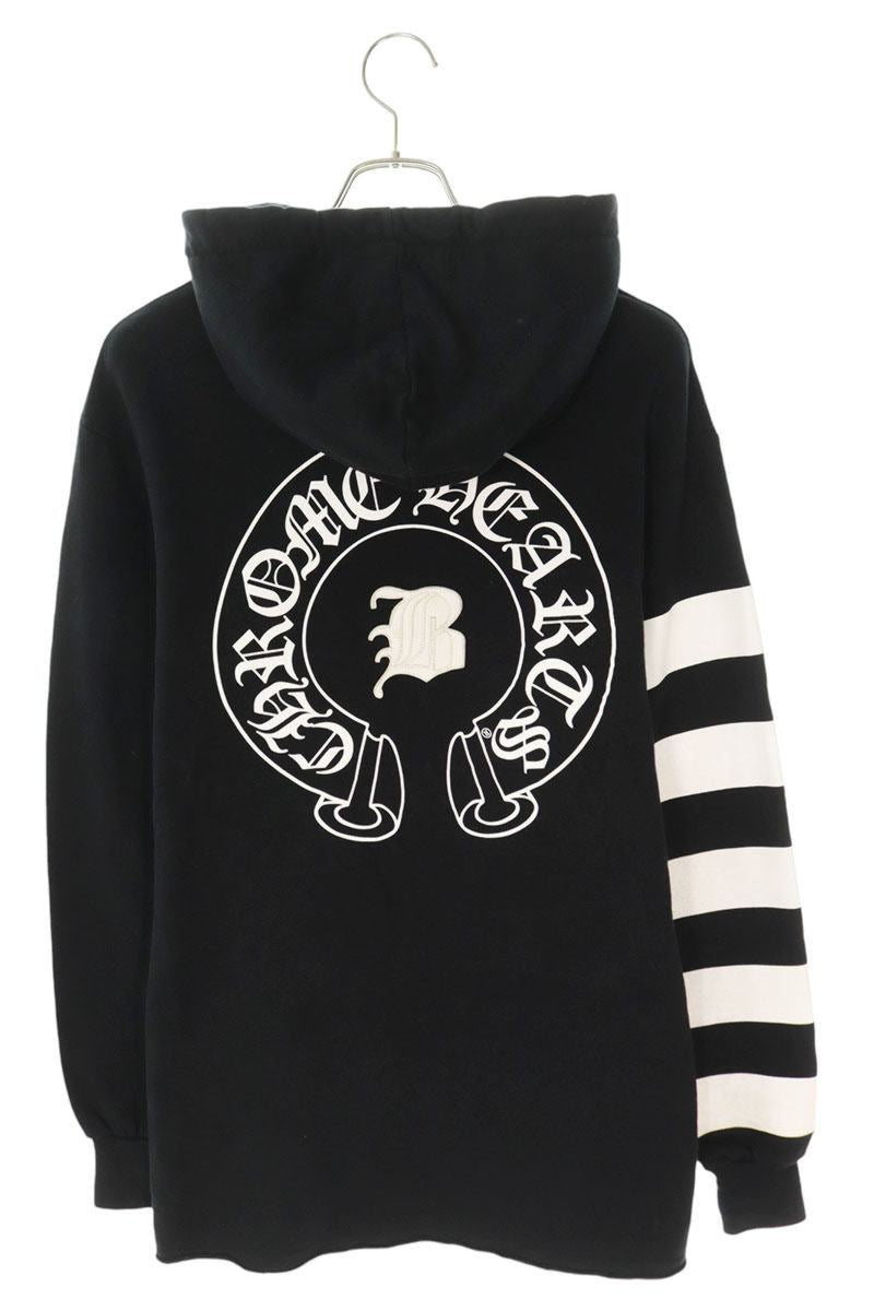 Chrome Hearts BELLA HD LNG Pullover Hoodie Black x White Size XS