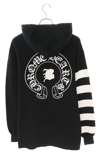 Chrome Hearts BELLA HD LNG Pullover Hoodie Black x White Size XS