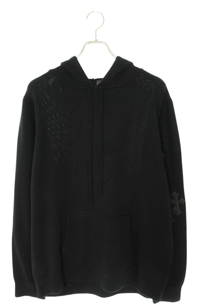 Chrome Hearts WAITING ROOM Cross Patch Cashmere Size L