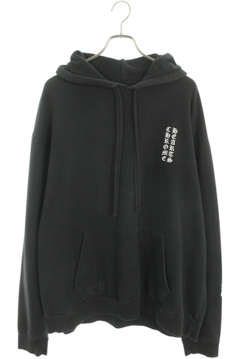 Chrome Hearts SWTSHRT PLVR Logo Print Pullover Hoodie Black Size XL