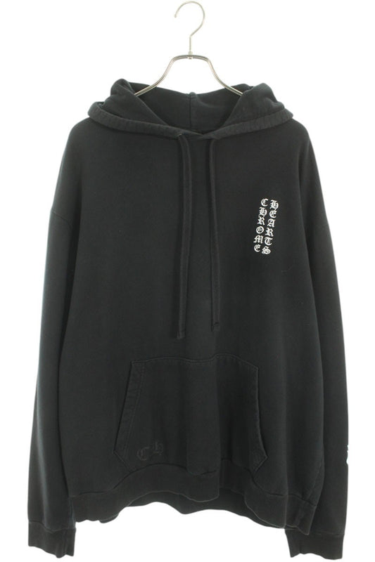 Chrome Hearts SWTSHRT PLVR Logo Print Pullover Hoodie Black Size XL