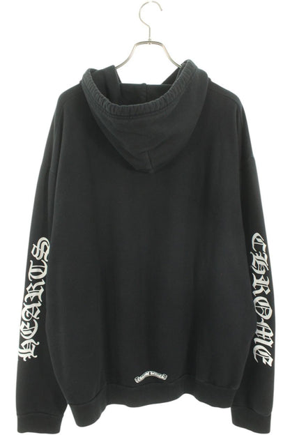 Chrome Hearts SWTSHRT PLVR Logo Print Pullover Hoodie Black Size XL