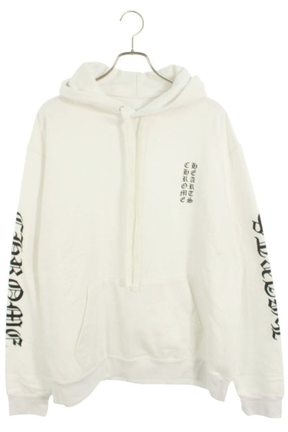 Chrome Hearts SWTSHRT PLVR Logo Print Pullover Hoodie White Size L