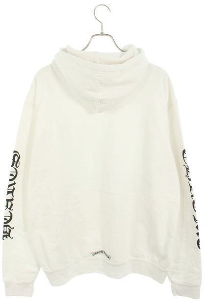Chrome Hearts SWTSHRT PLVR Logo Print Pullover Hoodie White Size L