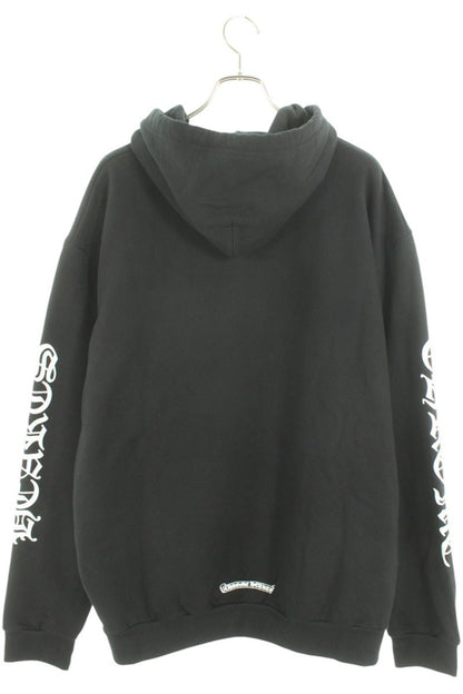 Chrome Hearts SWTSHRT HD PLVR Logo Print Pullover Hoodie Black Size XL