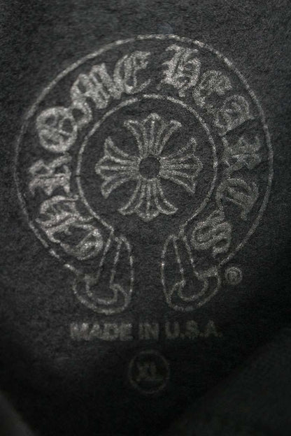 Chrome Hearts SWTSHRT HD PLVR Logo Print Pullover Hoodie Black Size XL