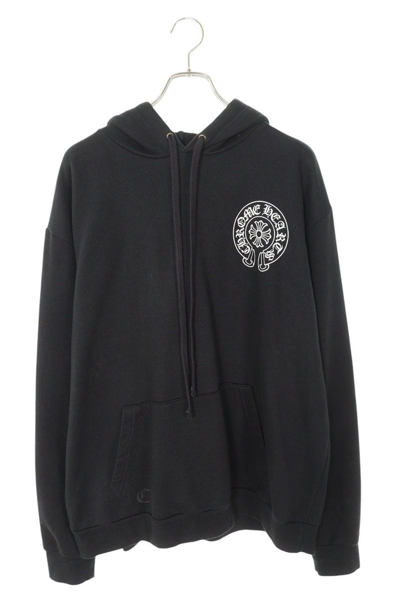 Chrome Hearts SWTSHRT PLVR LTD Back Horseshoe Hoodie Size L