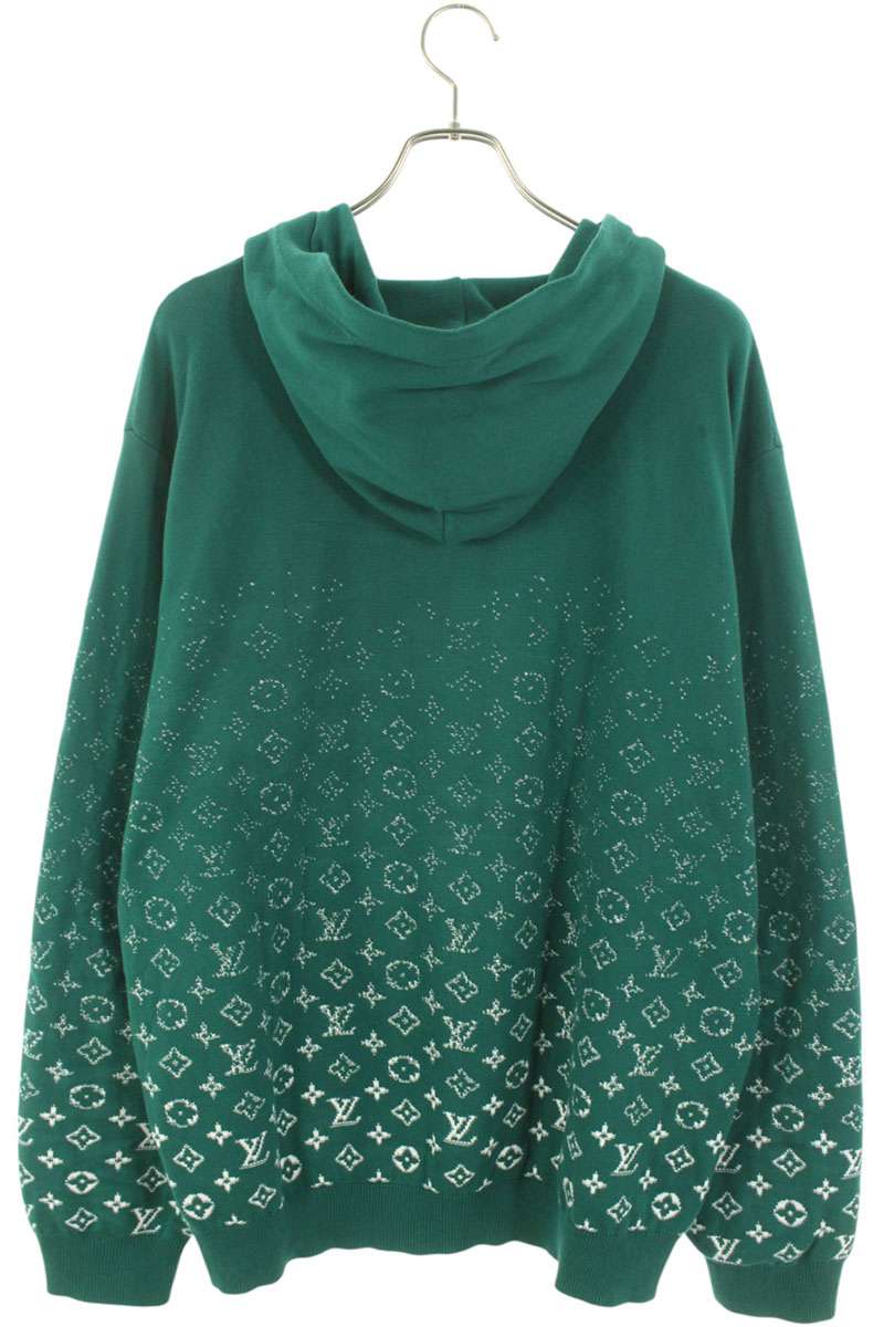 LOUISVUITTON 23AW Monogram Gradient Knit Hoodie Size XXL
