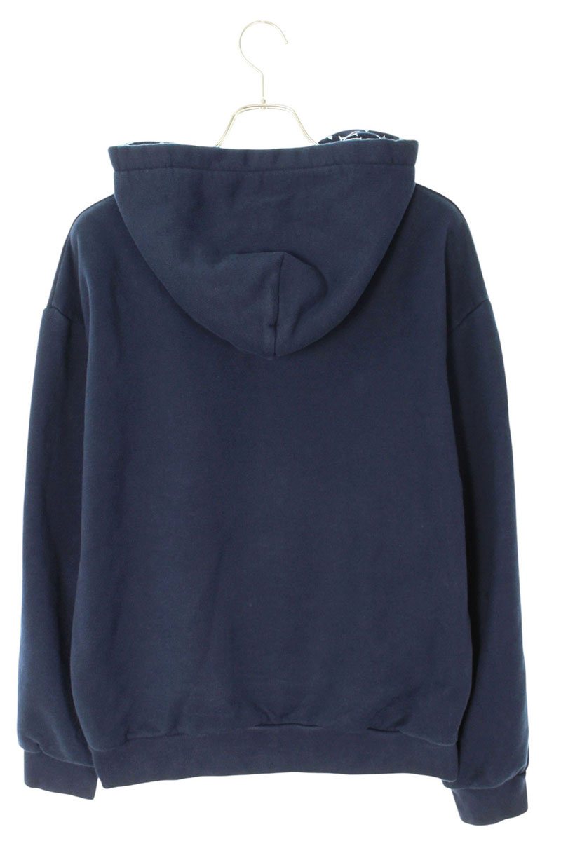 LOUISVUITTON 25SS Monogram Cotton Hoodie Navy Size L