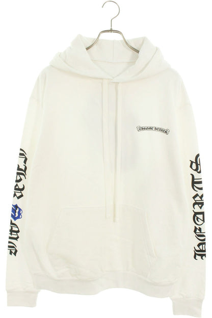 Chrome Hearts SWTSHRT PLV Print Pullover Hoodie White x Blue Size M