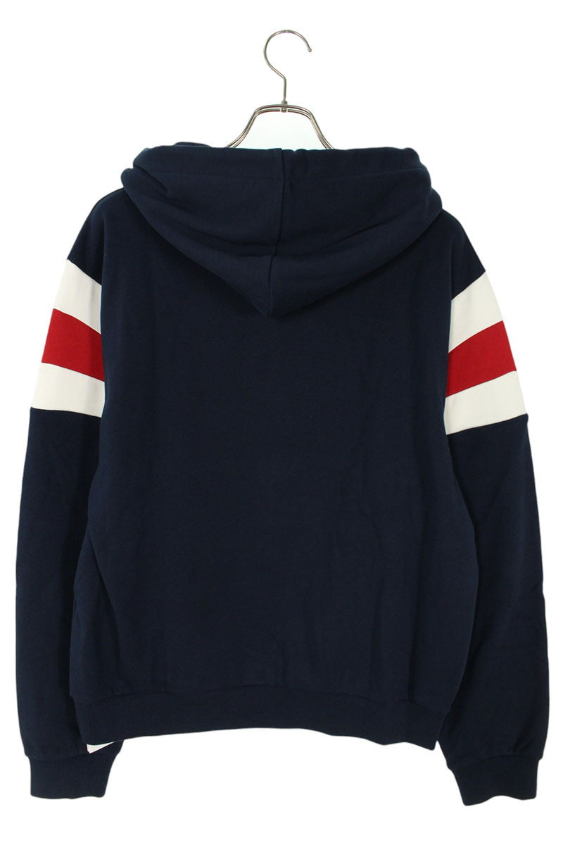 CELINE 25SS Logo Loose Fit Hoodie Navy Size S
