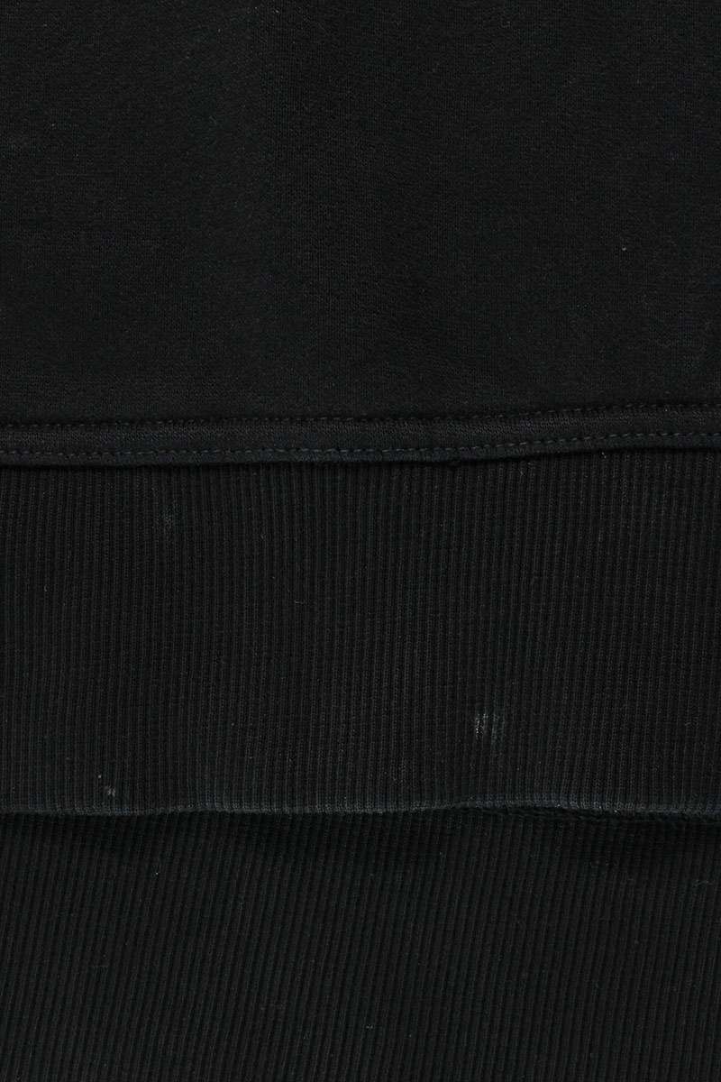 Burberry Logo Print Pullover Hoodie Black Size XL