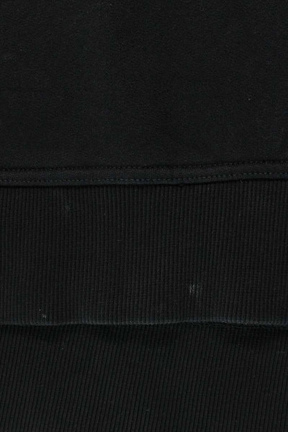 Burberry Logo Print Pullover Hoodie Black Size XL