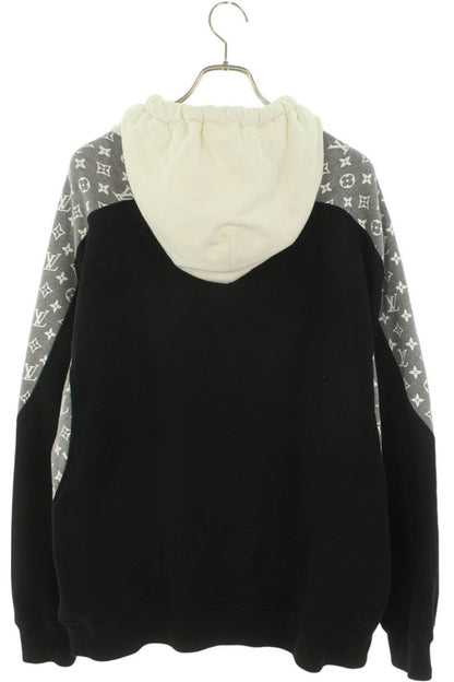 Louis Vuitton 20SS Hooded Hoodie White x Gray x Black Size XL