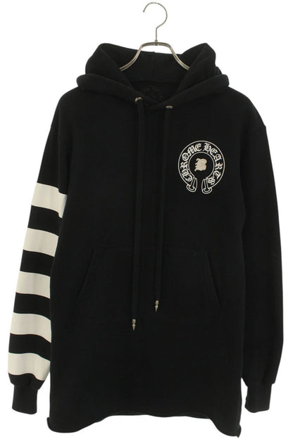 Chrome Hearts BELLA HD LNG Pullover Hoodie Black x Silver Size XS