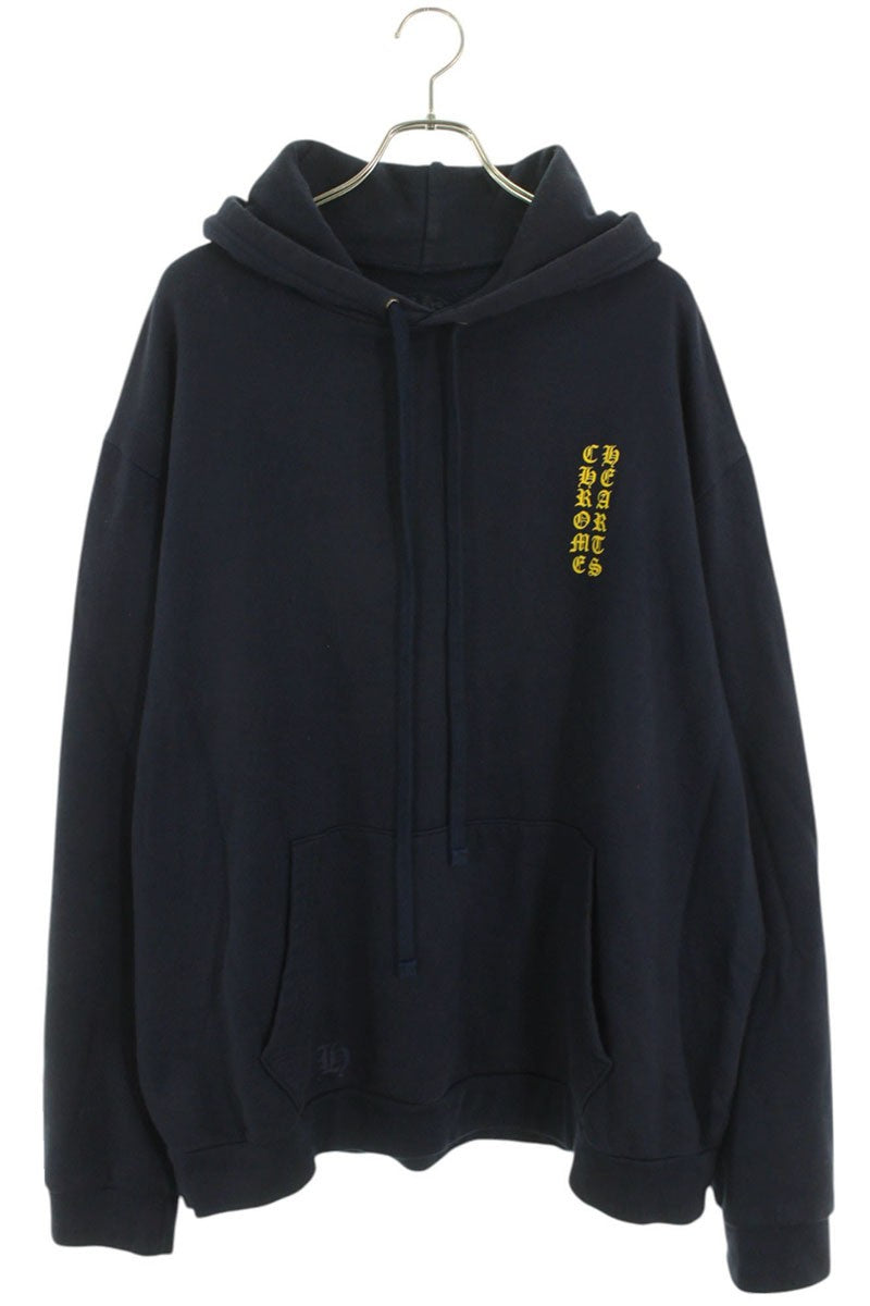 Chrome Hearts SWTSHRT PLV Horseshoe Print Hoodie Blue x Yellow Size XL