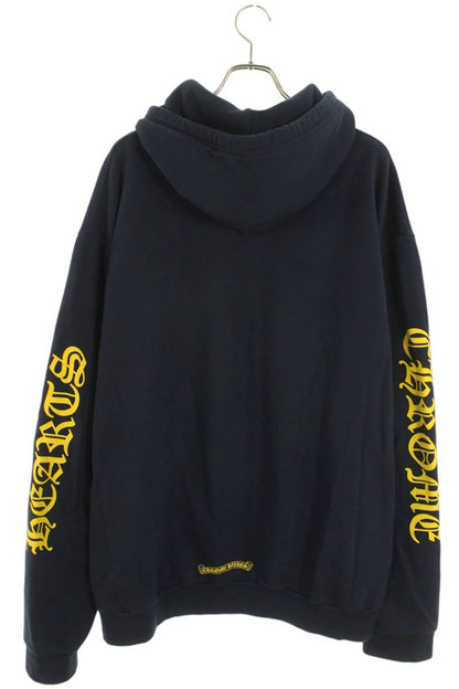 Chrome Hearts SWTSHRT PLV Horseshoe Print Hoodie Blue x Yellow Size XL