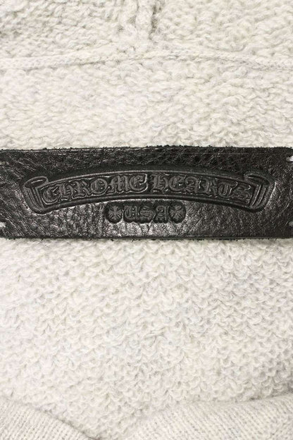 Chrome Hearts U LIFE SENTENCE Cashmere Hoodie Gray Size L
