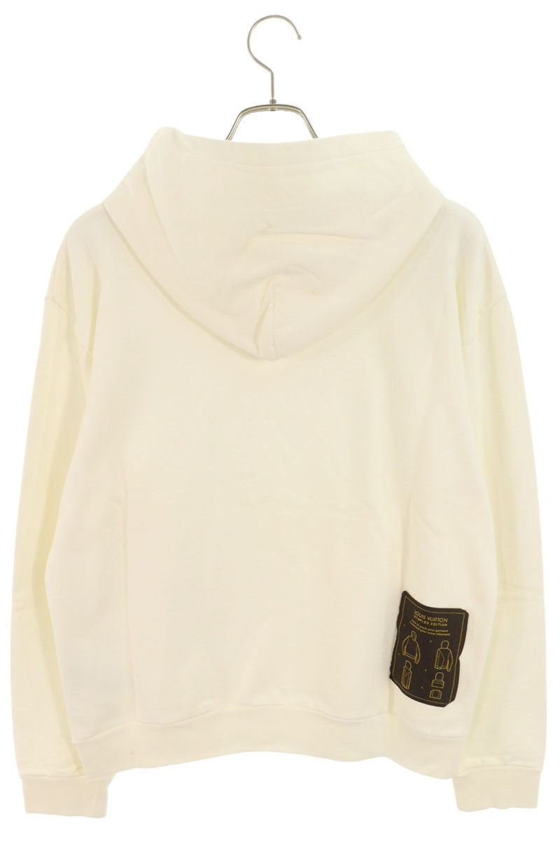 Louis Vuitton 20SS Pullover Hoodie White Size M