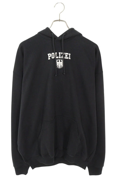Vetements 25AW POLIZEI OVERSIZED Hoodie Black Size XS