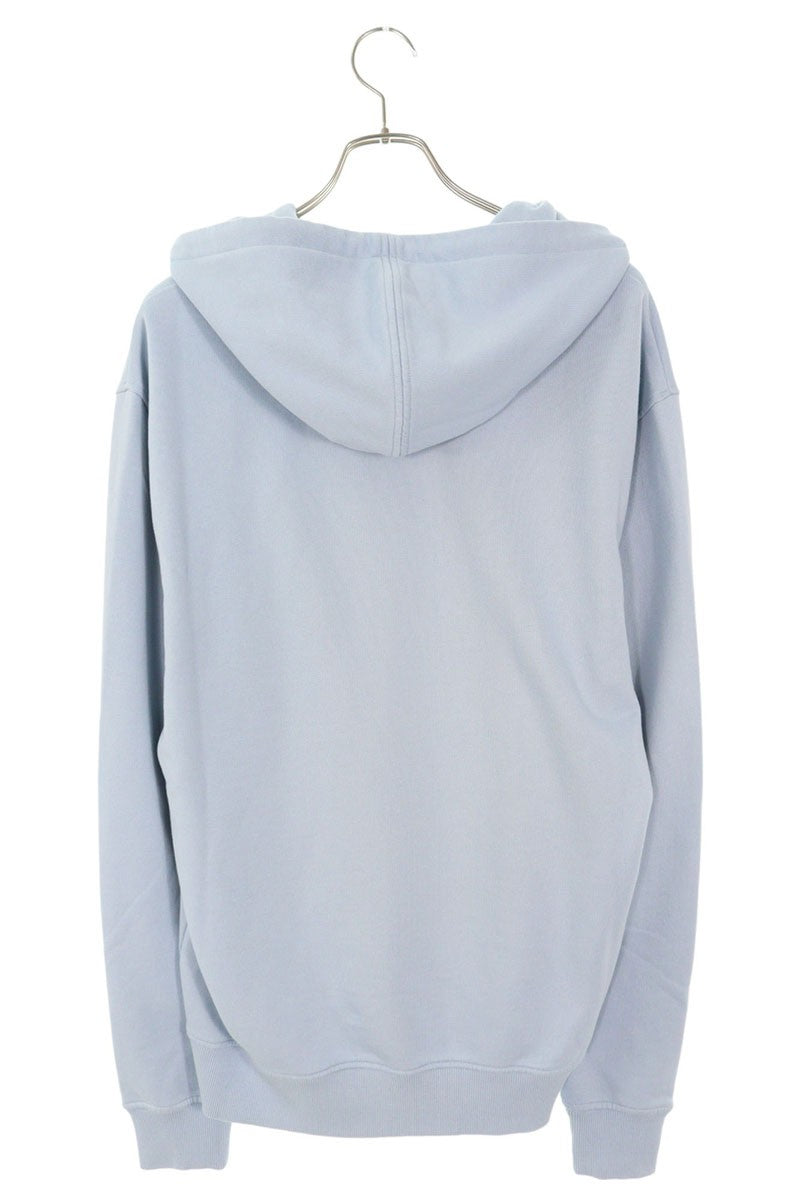 AMI 25AW Embroidered Pullover Hoodie Blue Size L