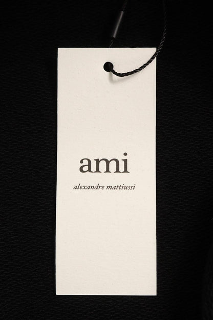 AMI 25AW Embroidered Hoodie Black Size S