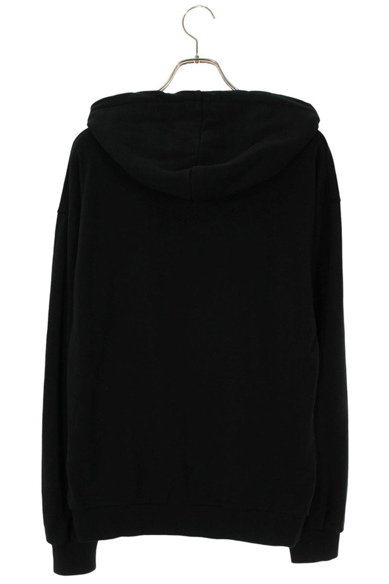 CELINE Rhinestone Logo Pullover Hoodie Black Multi Size M
