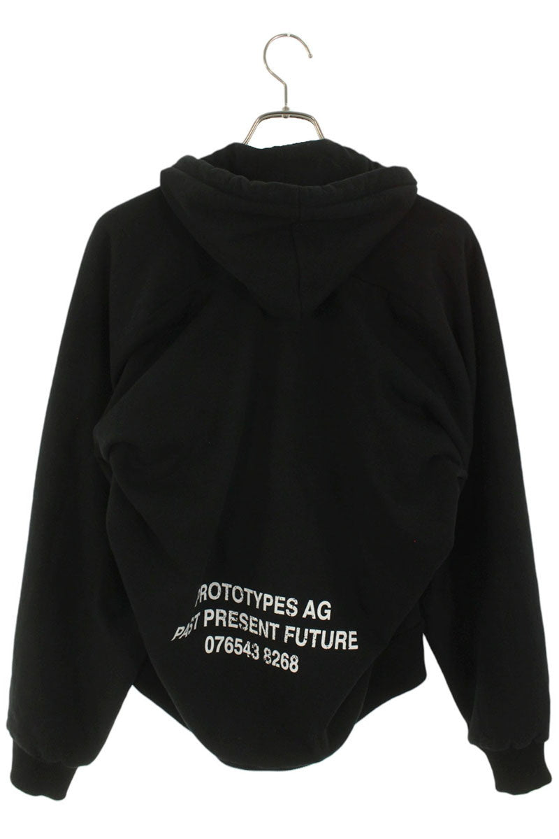 Prototypes Print Hoodie Black Size S
