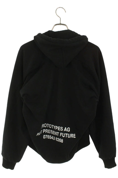 Prototypes Print Hoodie Black Size S