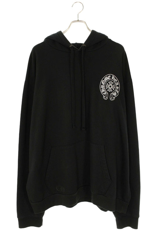 Chrome Hearts SWTSHRT PLVR LTD Pullover Horseshoe Print Hoodie Black Size XL