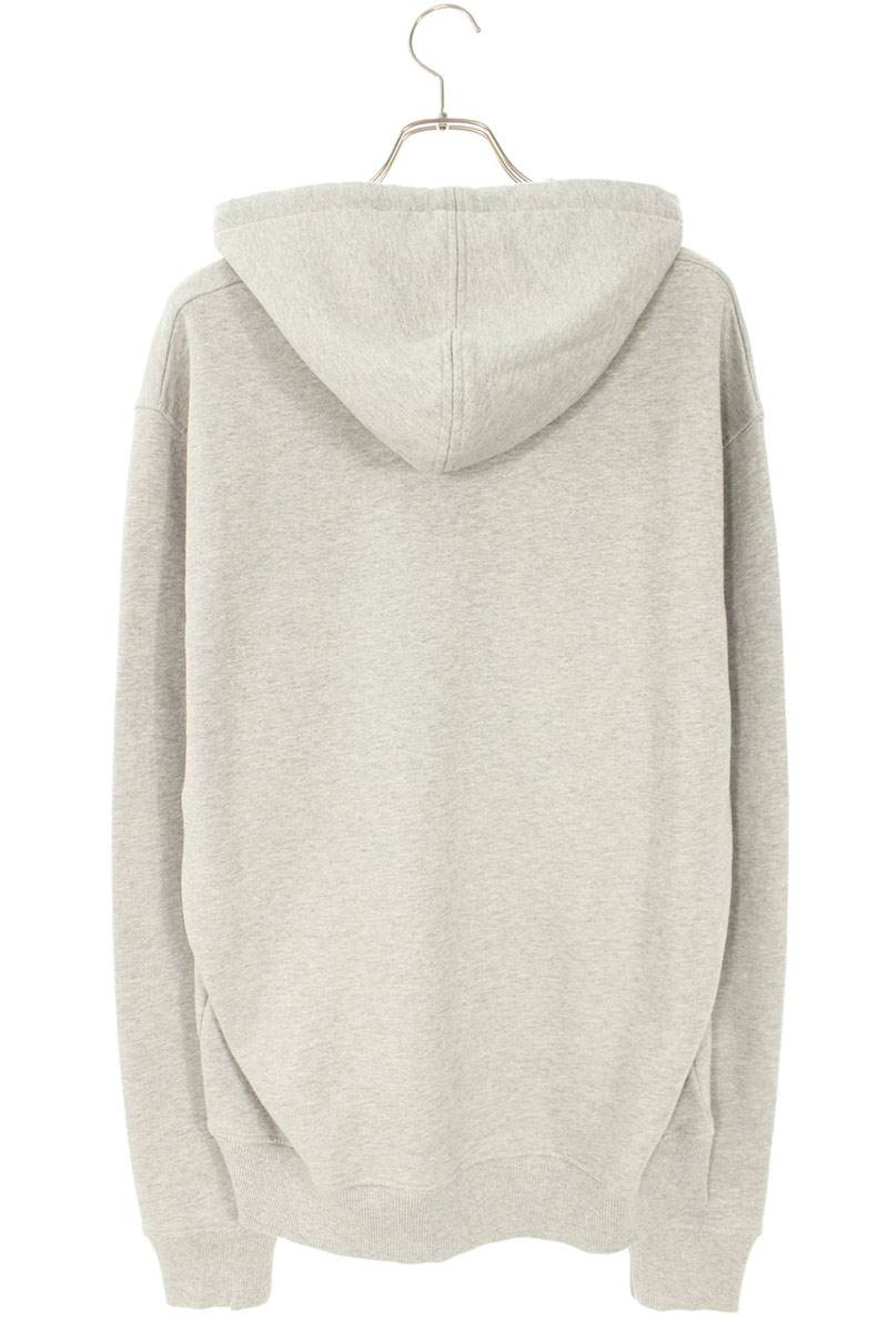 AMI 25AW Embroidered Pullover Hoodie Gray Size L