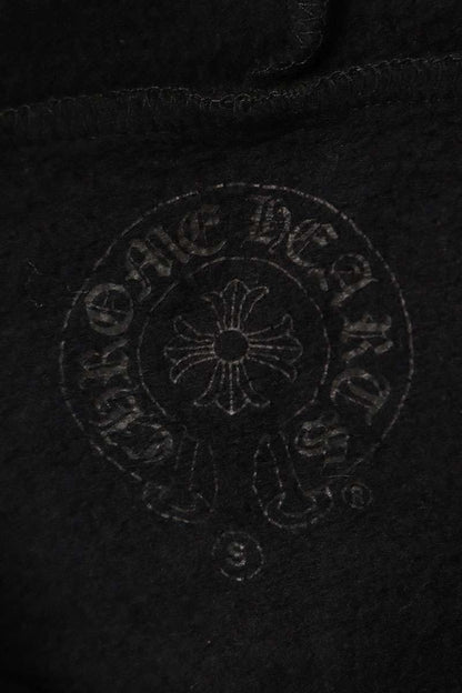 Chrome Hearts BELLA HD ZIP LNG BELLA Embroidered Up Hoodie Black Size S
