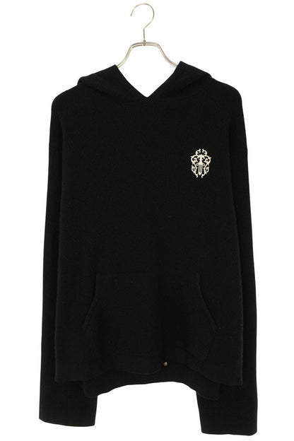 Chrome Hearts Black Cashmere Vine Dagger Knit Hoodie Size L
