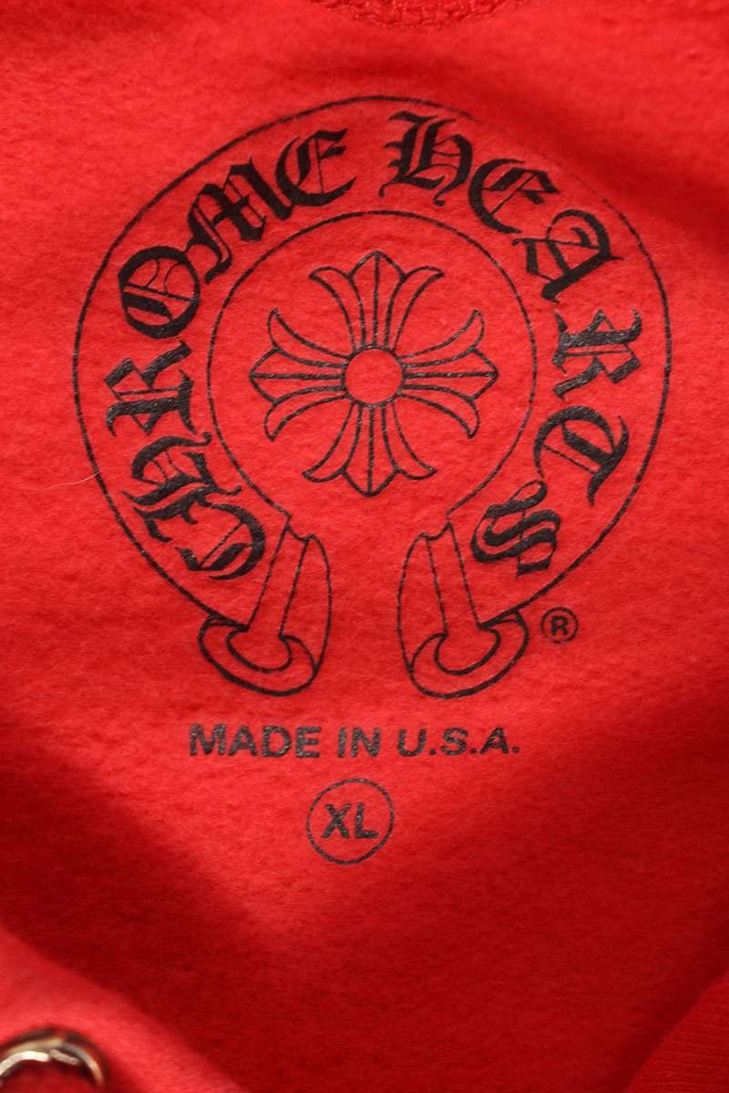 Chrome Hearts SWTSHRT PLV Print Hoodie Red Size XL