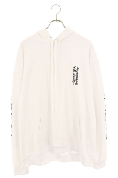 Chrome Hearts SWTSHRT PLV Logo Print Pullover Hoodie White x Black Size XL