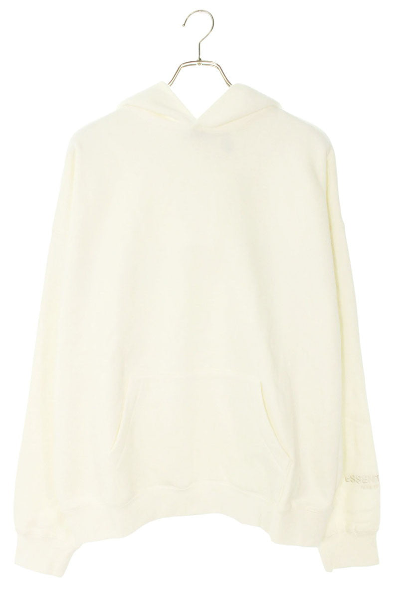 FOG Back Logo Print Hoodie White Size M