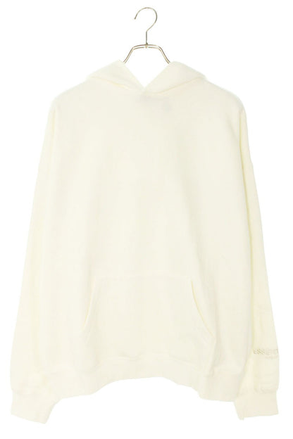 FOG Back Logo Print Hoodie White Size M