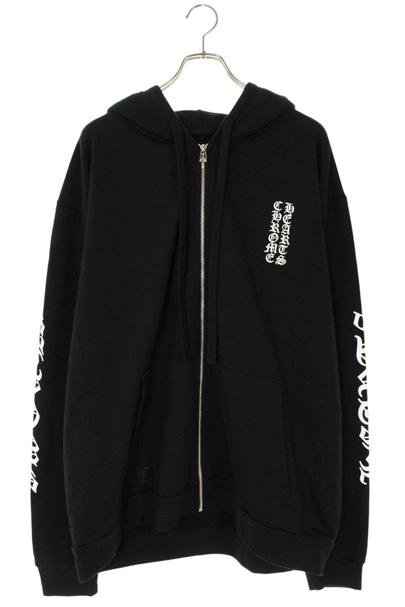 Chrome Hearts SWTSHRT HD ZIP Arm Logo Print Hoodie Size XL