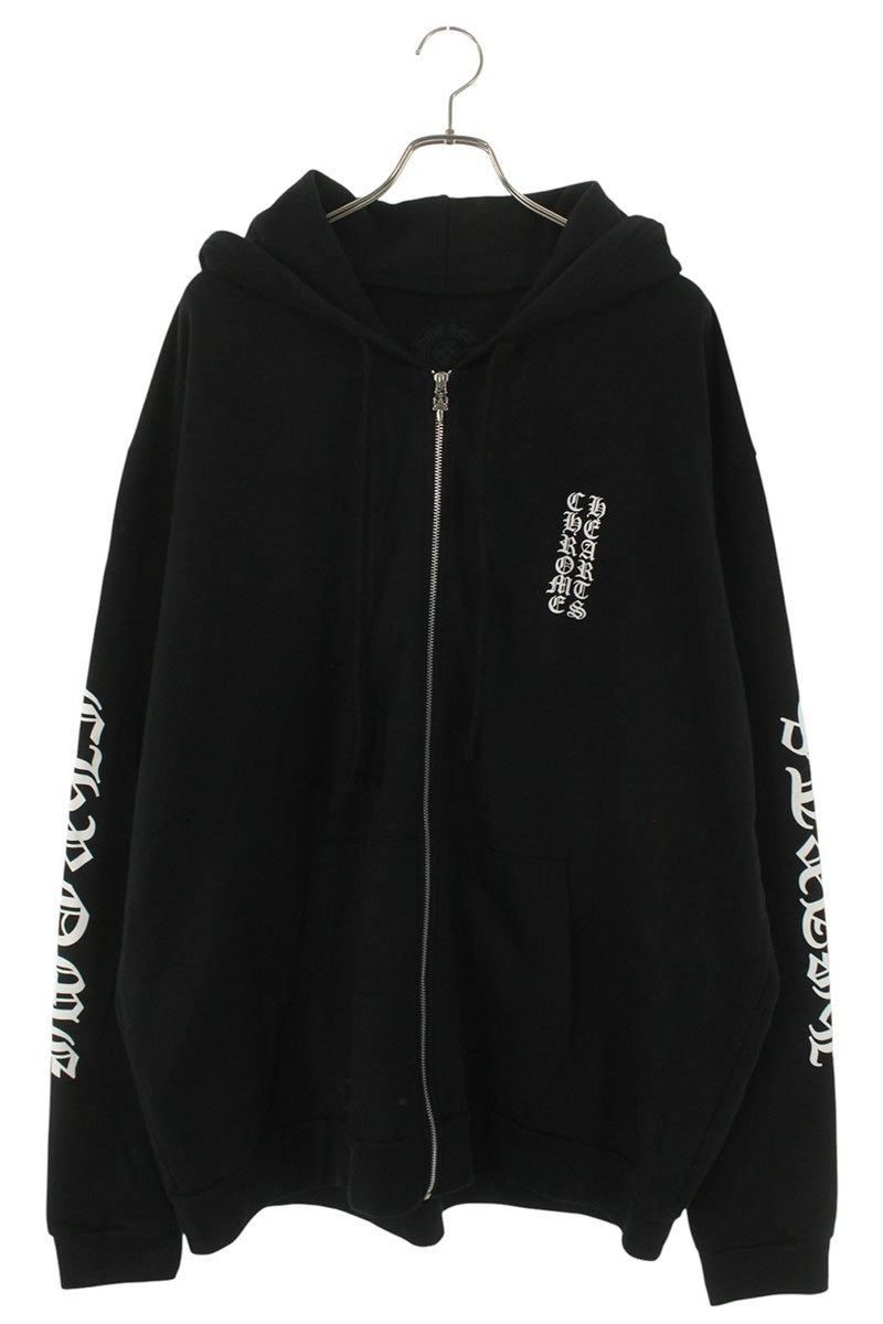 Chrome Hearts SWTSHRT HD ZIP Arm Logo Print Hoodie Size XXL