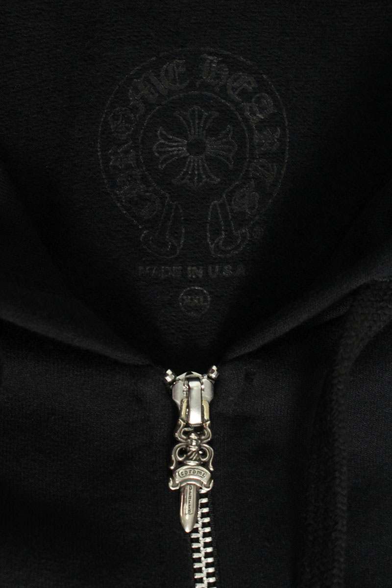Chrome Hearts SWTSHRT HD ZIP Arm Logo Print Hoodie Size XXL