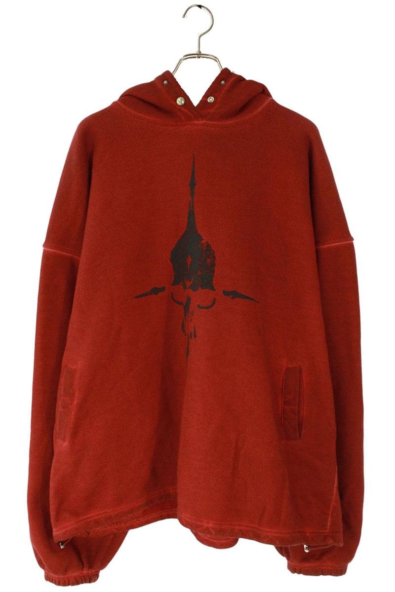 THUG CLUB Peace Stud Hoodie Red Size XL