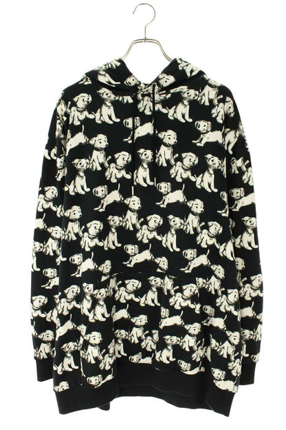 CELINE Artist Collab All-Over Print Hoodie Black Size M