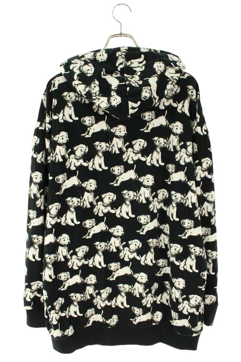 CELINE Artist Collab All-Over Print Hoodie Black Size M