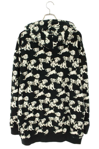 CELINE Artist Collab All-Over Print Hoodie Black Size M