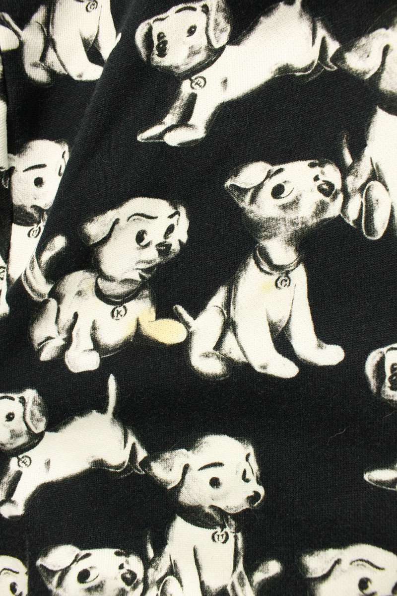 CELINE Artist Collab All-Over Print Hoodie Black Size M