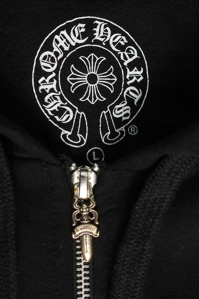 Chrome Hearts SWTSHRT HD ZIP LTD DSMG Logo Zip Hoodie Size L