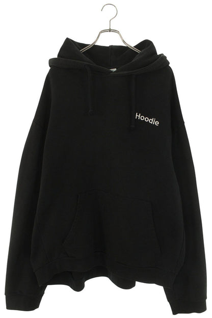 VETEMENTS 16SS Lettering Embroidered Oversized Hoodie Size L