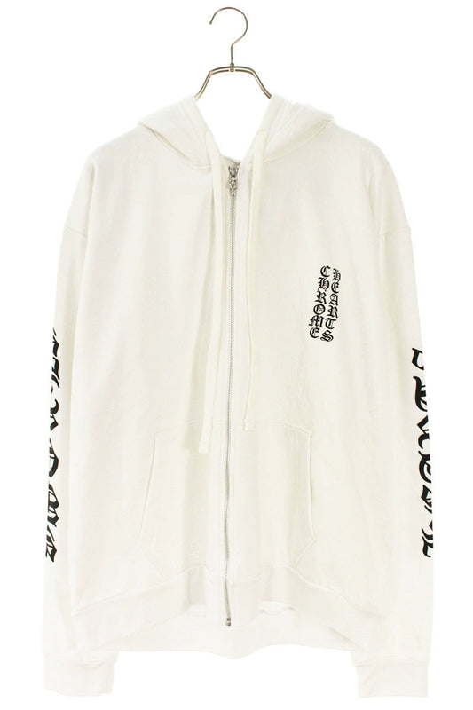 Chrome Hearts SWTSHRT HD ZIP Sleeve Logo Print Hoodie Size L