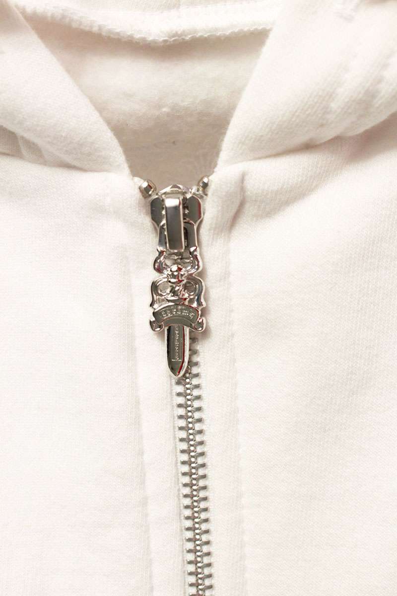Chrome Hearts SWTSHRT HD ZIP Sleeve Logo Print Hoodie Size L